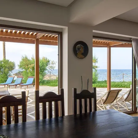 Kimona Seafront Swimming Pool Jacuzzi 6 Bedrooms 21 Pax Kouvohori Crete Villa *